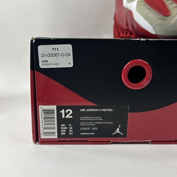 Nike Shoes Air Jordan 11 Retro “Win Like 96/Gym Red” 2024